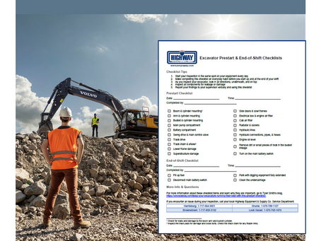 Inspect Your Excavator with Confidence
