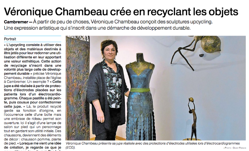 Véronique Chambeau : récupération et upcycling