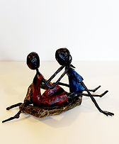 Véronique Chambeau. Sculpture. Upcycling. Papier mâché. Normandie. Calvados. Caen. Lisieux.