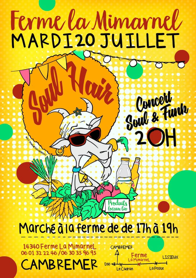 Concert Soul Hair à la ferme de la Mimarnel