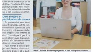 Upcycling en papier mâché intergénérationnel