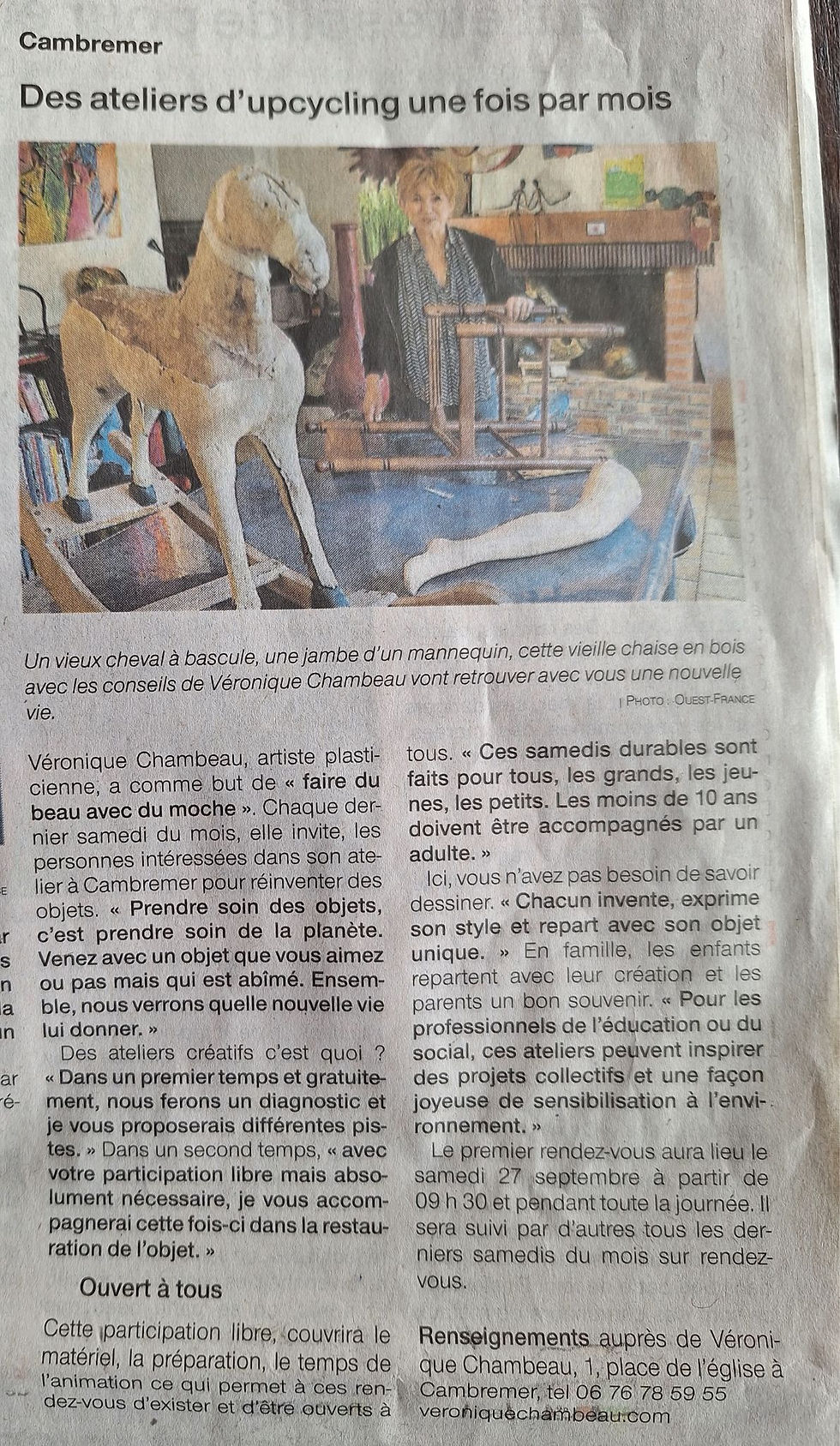 Les samedis durables - Ouest France - Septembre 2025