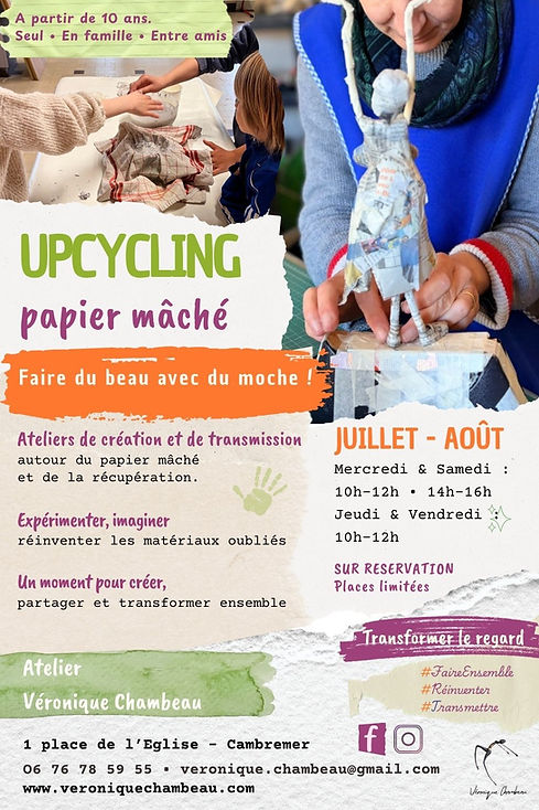 Flyer Atelier Upcycling - Véronique Chambeau - Juillet et Août 2026.jpg
