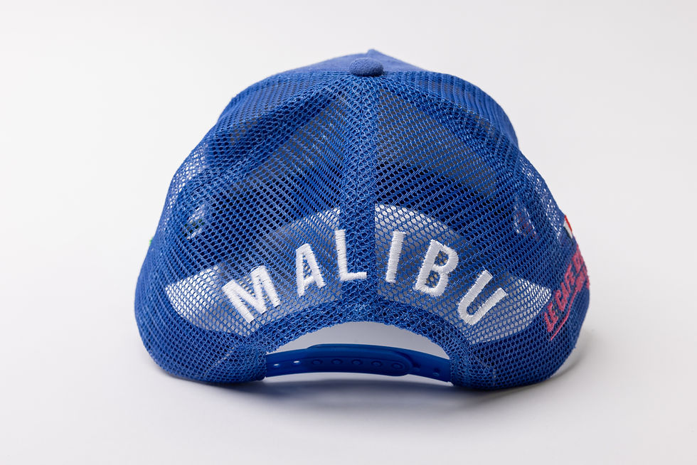 Thumbnail: Embroidered Hat (Blue)