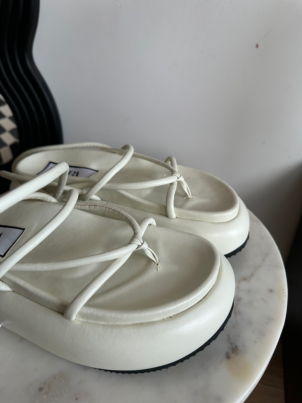Thumbnail: ZARA Atelier chunky platform sandals