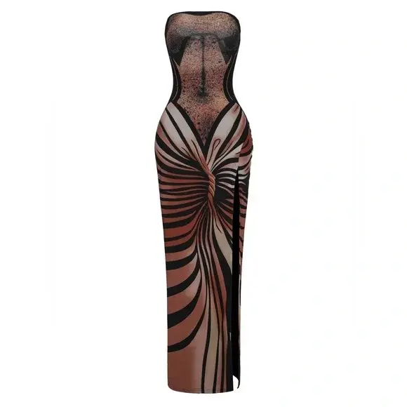 Thumbnail: The Kript 'Nayara' Illusion dress