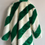 Thumbnail: JAKKE green stripe faux fur coat