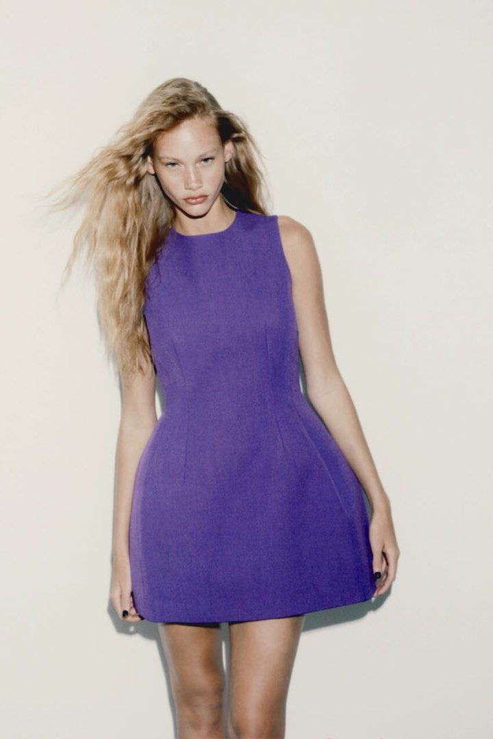 Thumbnail: ZARA structured mini dress