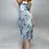 Thumbnail: KAREN MILLEN denim print satin slip dress