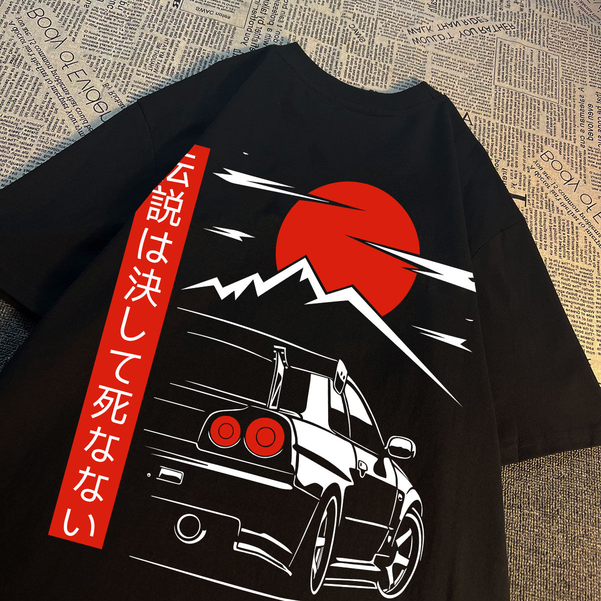 Japanese Style Car JDM Culture GTR Racing T Shirts Men Women Street Wear Origina