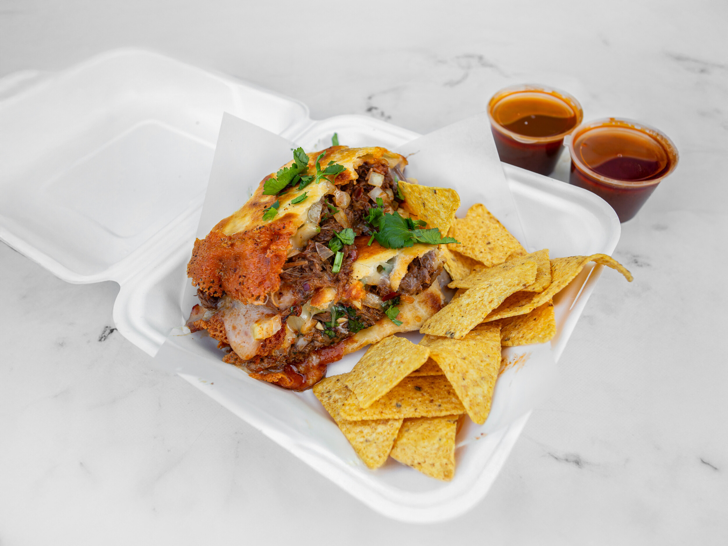 Arranged Food and Objects