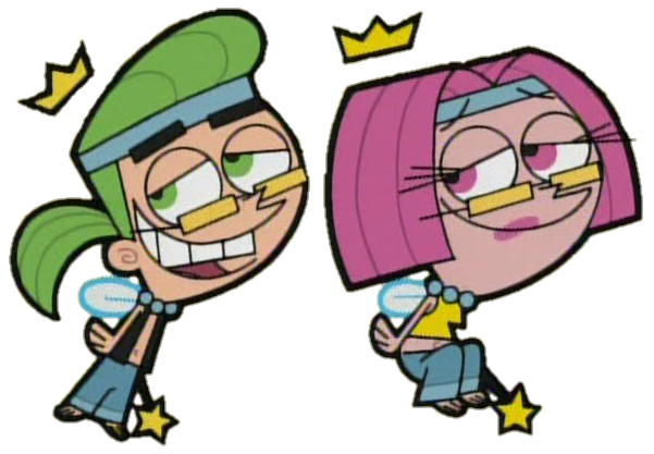 Hippy Fairly Oddparents - Cosmo & Wanda costume idea