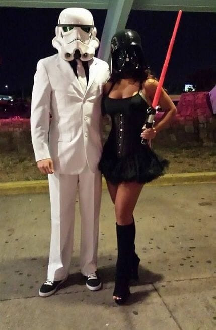 Darth Vader & StormTrooper couples costume