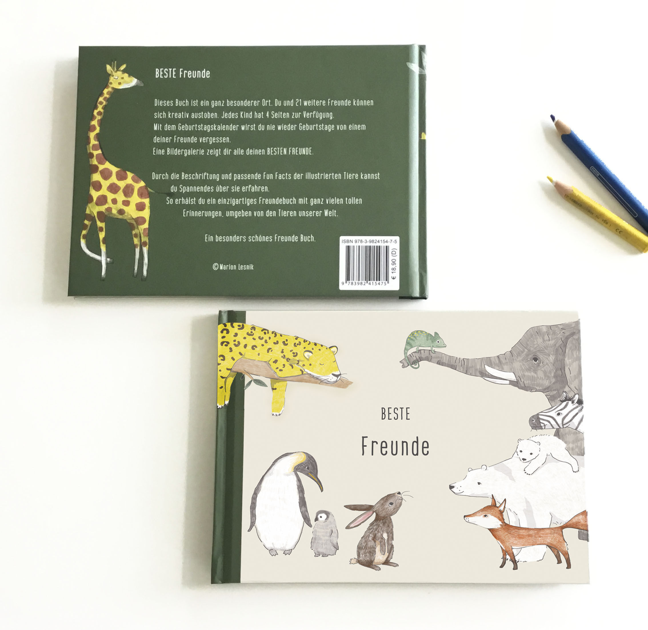 Freundschaftsbuch Tiere dieser Welt