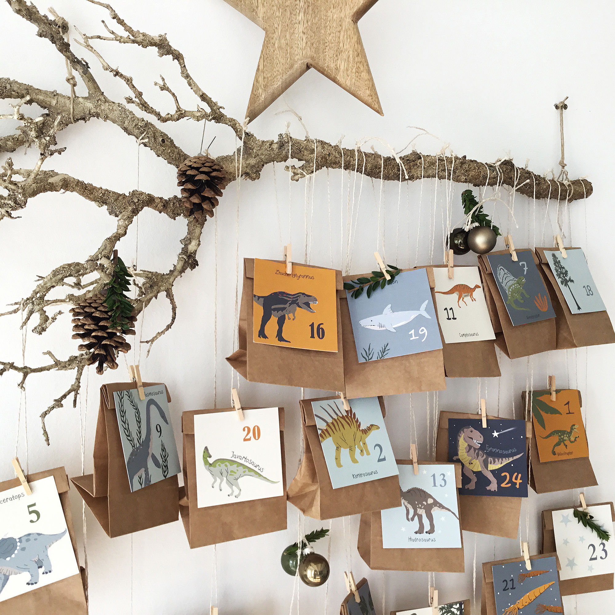 Adventskalender Set Dinosaurier