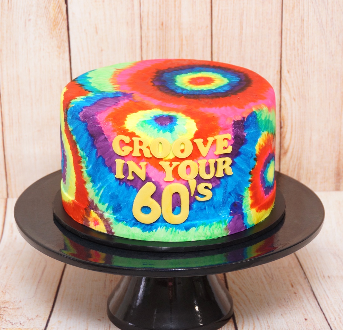 Tie Dye Cake 2