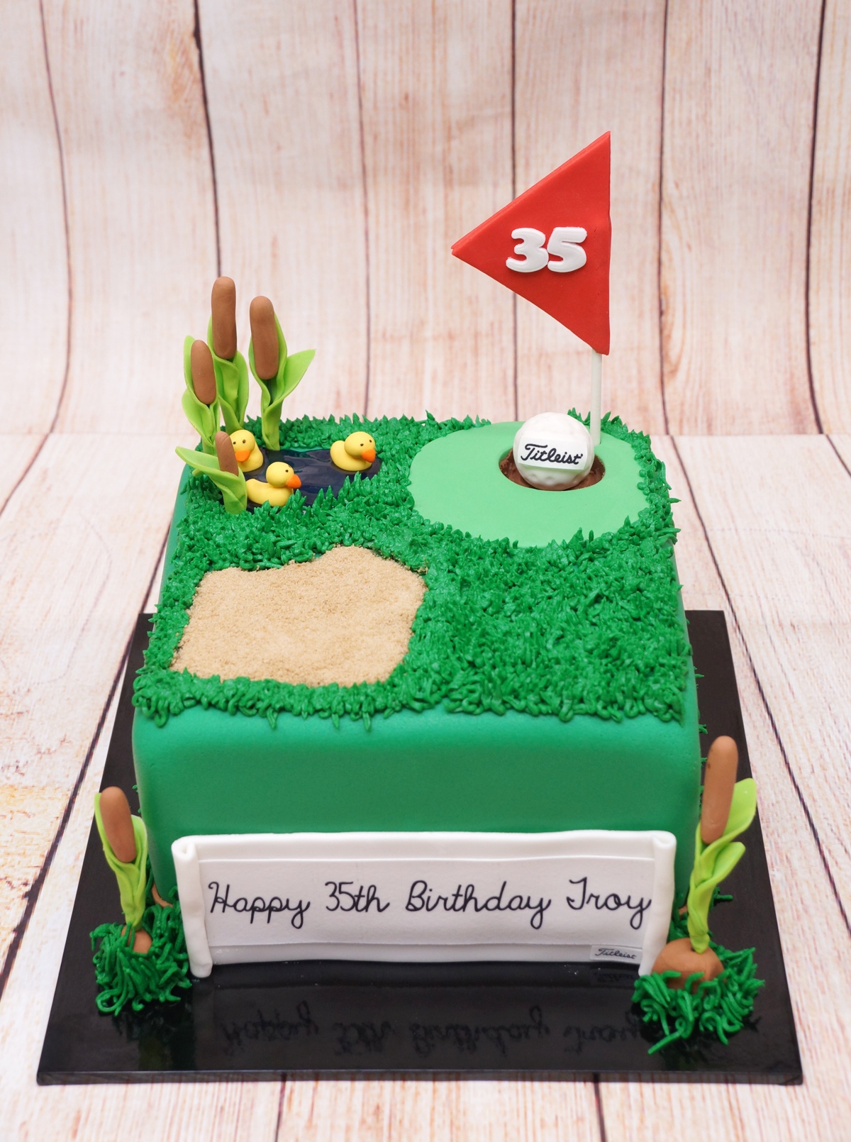 Golf Green Cake 1