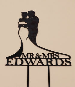 Black Acrylic Couple