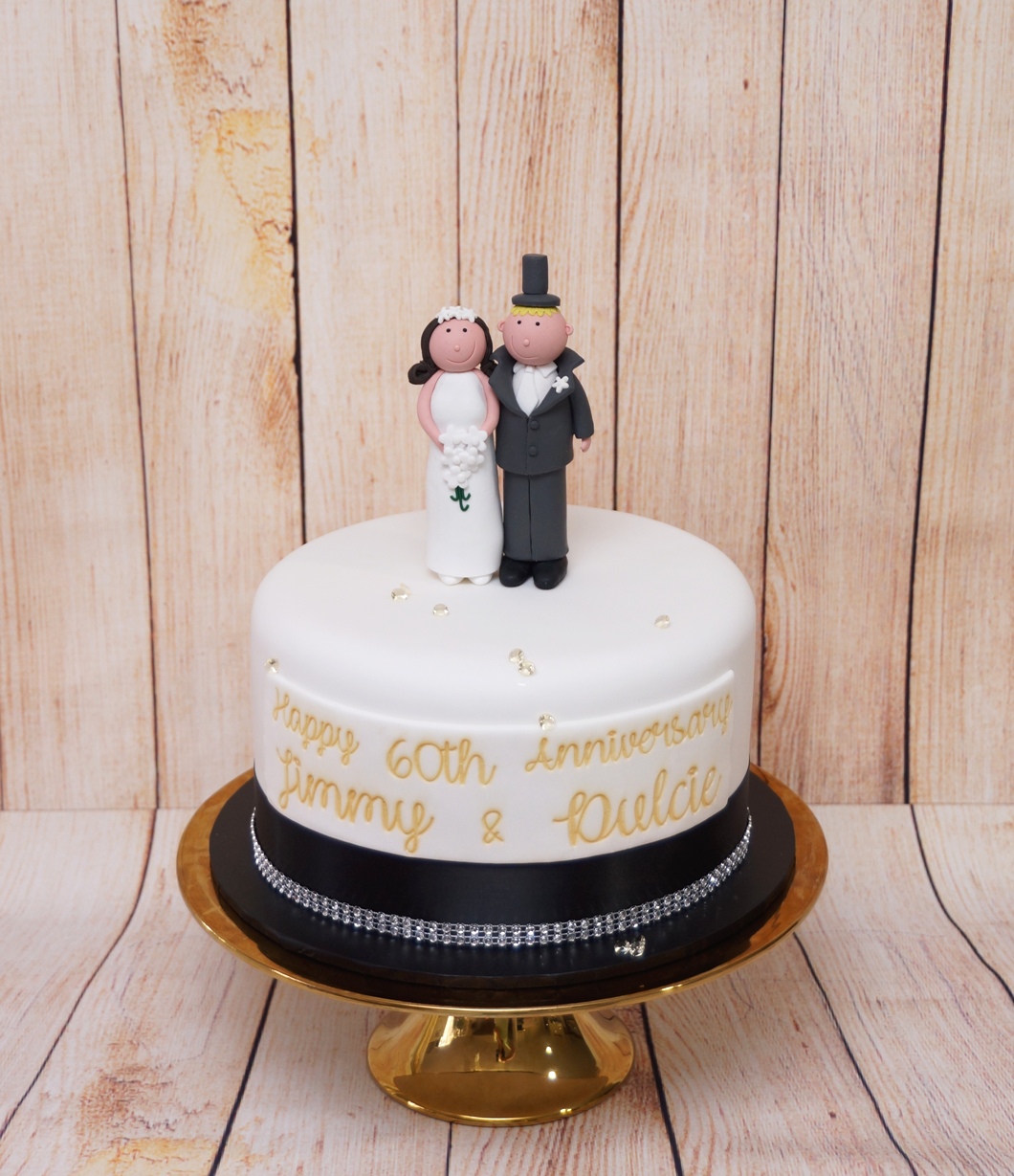 60th Wedding Anniversary Cake