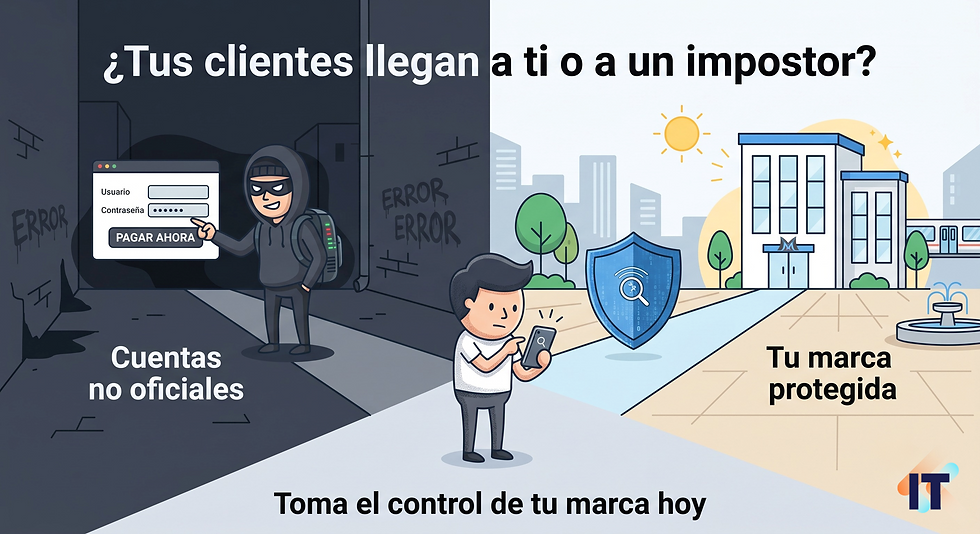 🔍 Tu marca no se pierde sola… alguien puede estar ocupando su lugar
