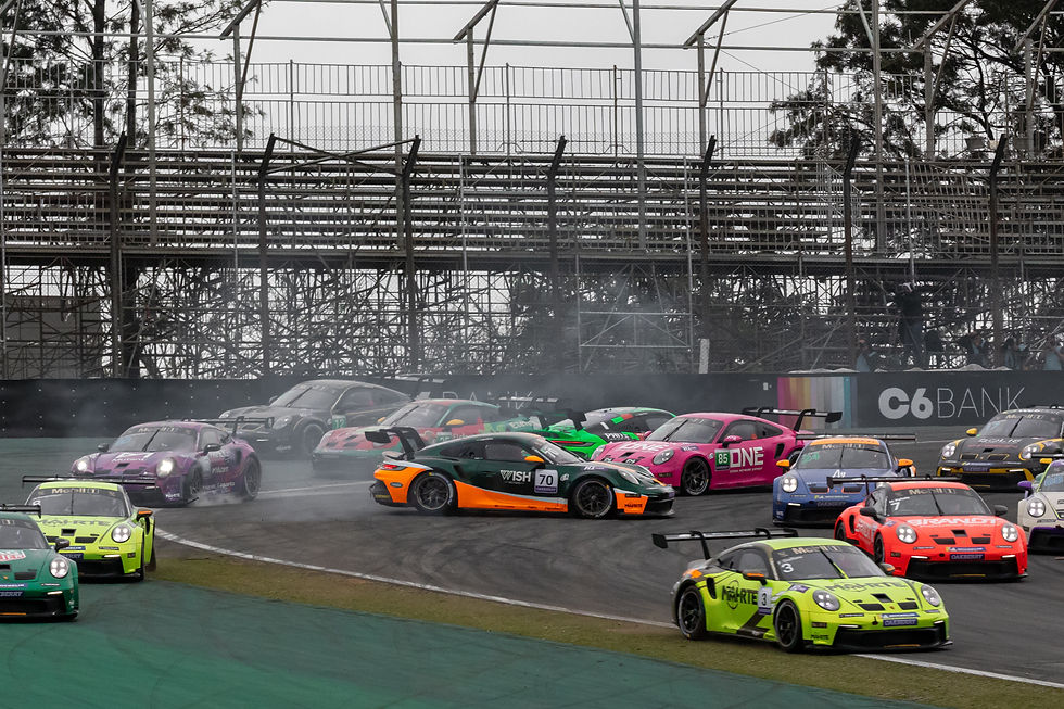 Porsche Cup C6 Bank: Marçal Muller vence de novo na Carrera Cup em prova marcada por escalada de Miguel Paludo