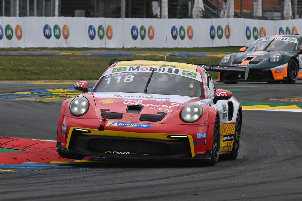 Matheus Comparatto não conseguiu concretizar em resultados a velocidade apresentada na primeira corrida da história da Porsche Cup em Le Mans, mas saiu do mítico autódromo de La Sarthe ciente de onde precisa aprimorar seu jogo e contente pela experiência em acelerar no palco da principal corrida de 24 horas do automobilismo mundial.
