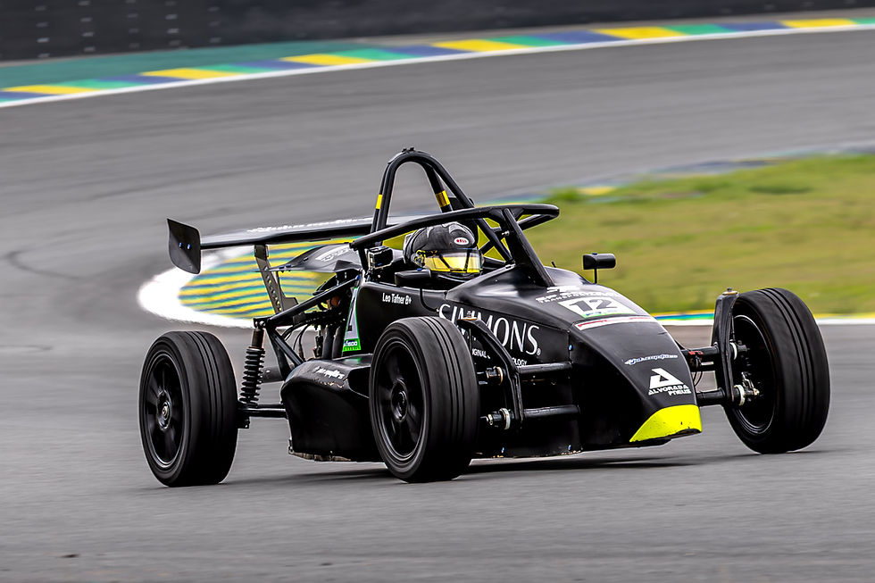 Léo Tafner na Final da Fórmula 1600 de 2025 em Interlagos (Carlos Rossi/CARR Press)