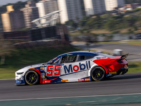 Murilo Rocha começou a programação da NASCAR Brasil em Interlagos na liderança. No primeiro treino da etapa disputada no circuito paulistano, o piloto da Full Time levou o Ford Mustang #55 ao melhor tempo da sessão, abrindo o fim de semana com a Mobil™ na primeira colocação da tabela de tempos.