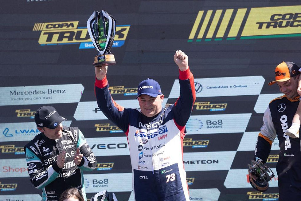 Leandro Totti foi o principal nome da sexta etapa da Copa Truck, realizada no último domingo (23), em Londrina (PR). O piloto da Vannucci Racing venceu a Corrida 1 e terminou a segunda disputa na vice-liderança. Paulo Salustiano conquistou sua primeira vitória na temporada, enquanto Totti deixou o Autódromo Internacional Ayrton Senna com 194 pontos e uma vantagem de 63 na liderança.