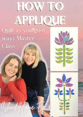 Our top tips for raw edge, fusible machine applique.