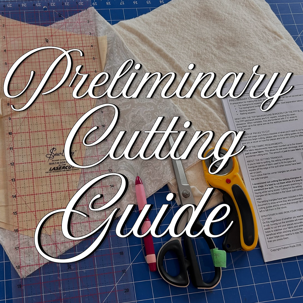 Preliminary Cutting Guide