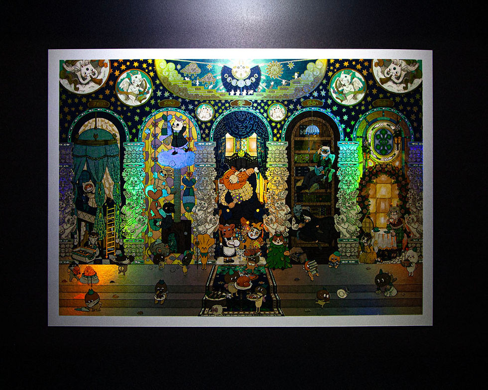 數位燙金海報&卡片印刷 | 為什麼數位燙金可以表現更豐富的金屬層次感?