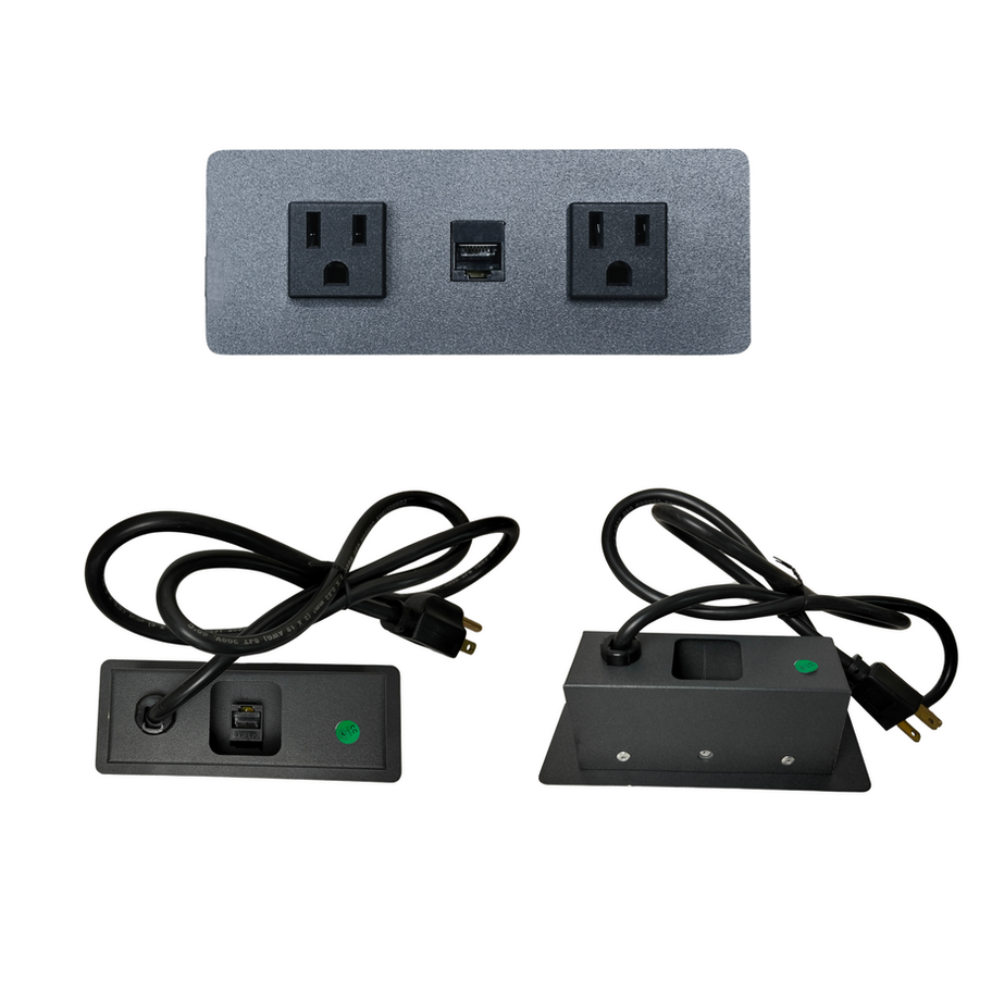 Bari rj45 gris oxford 3 vistas