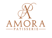Amora Patisserie logo – boutique dessert shop in Vasai, Palghar