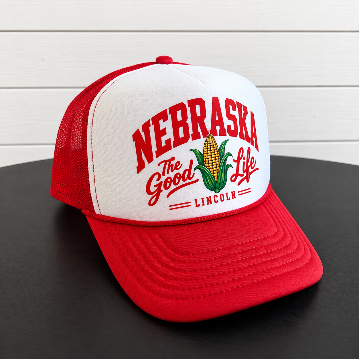 Nebraska The Good Life Trucker Hat