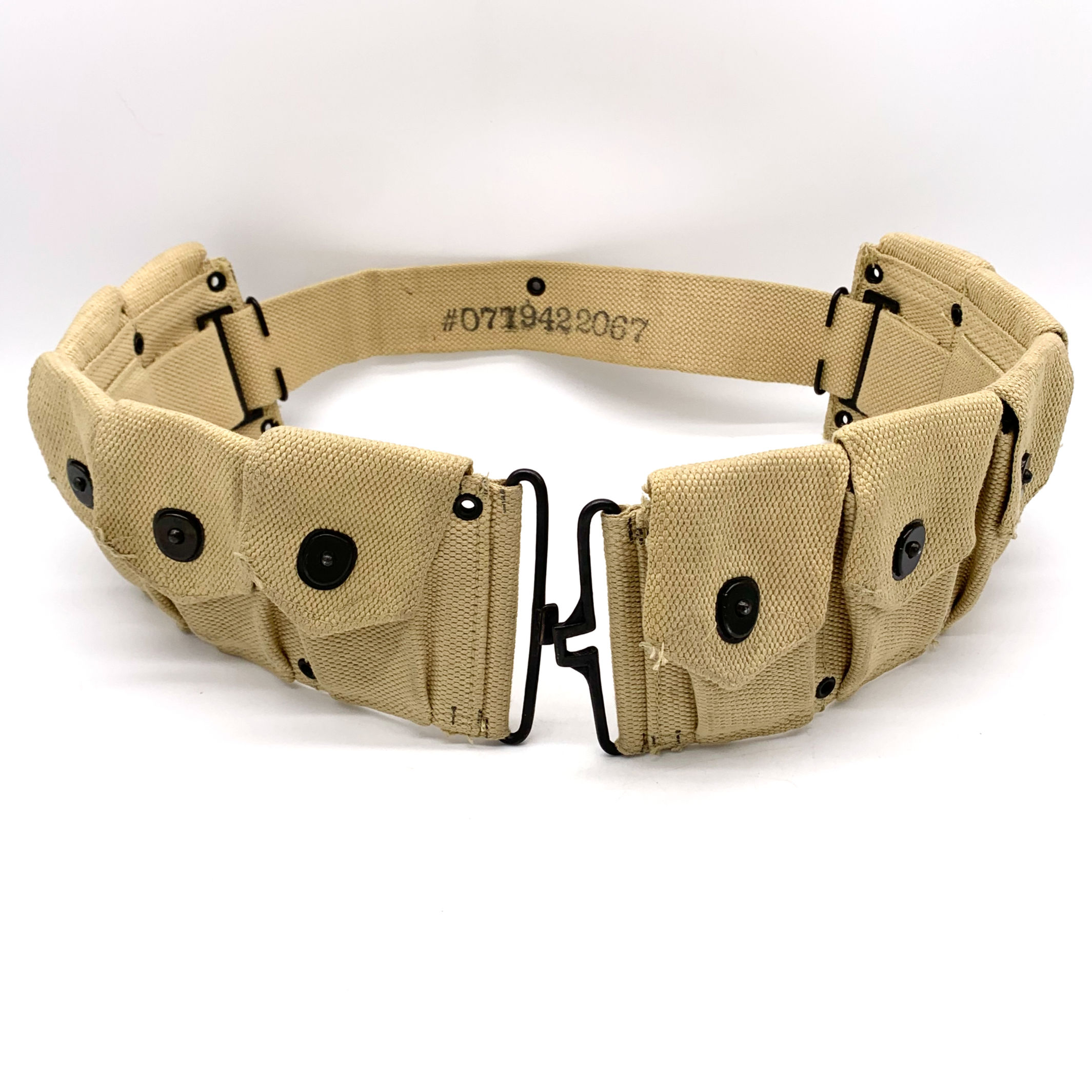 Reproduction USMC 10-Pocket Cartridge Belt, WWII