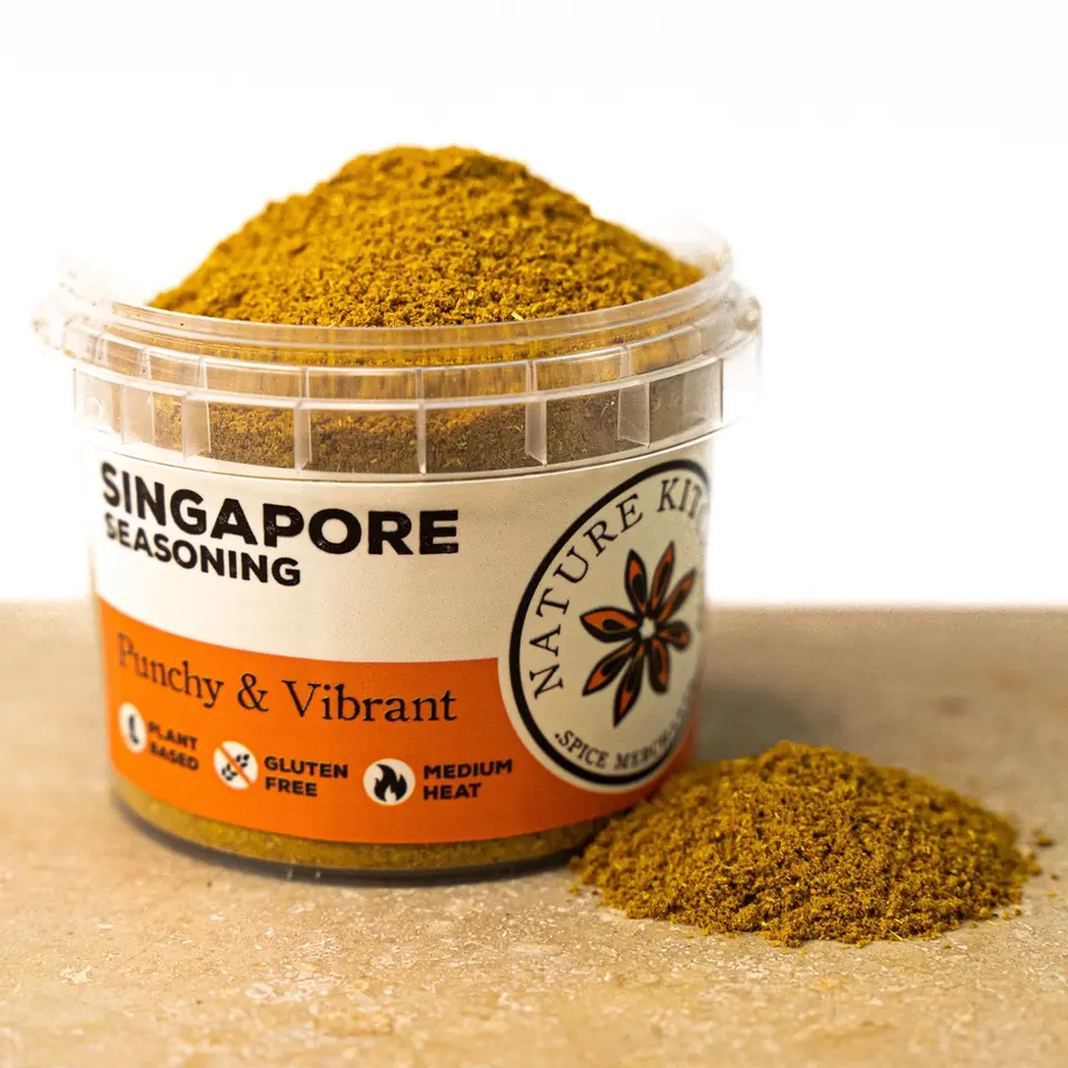 Singapore Seasoning tub by Natures Kitchen - Punchy and Vibrant, Gluten Free, Medium Heat
