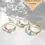 Miniatura: 18 Gold Karats Natural Crystals Hand Wired Adjustable Ring
