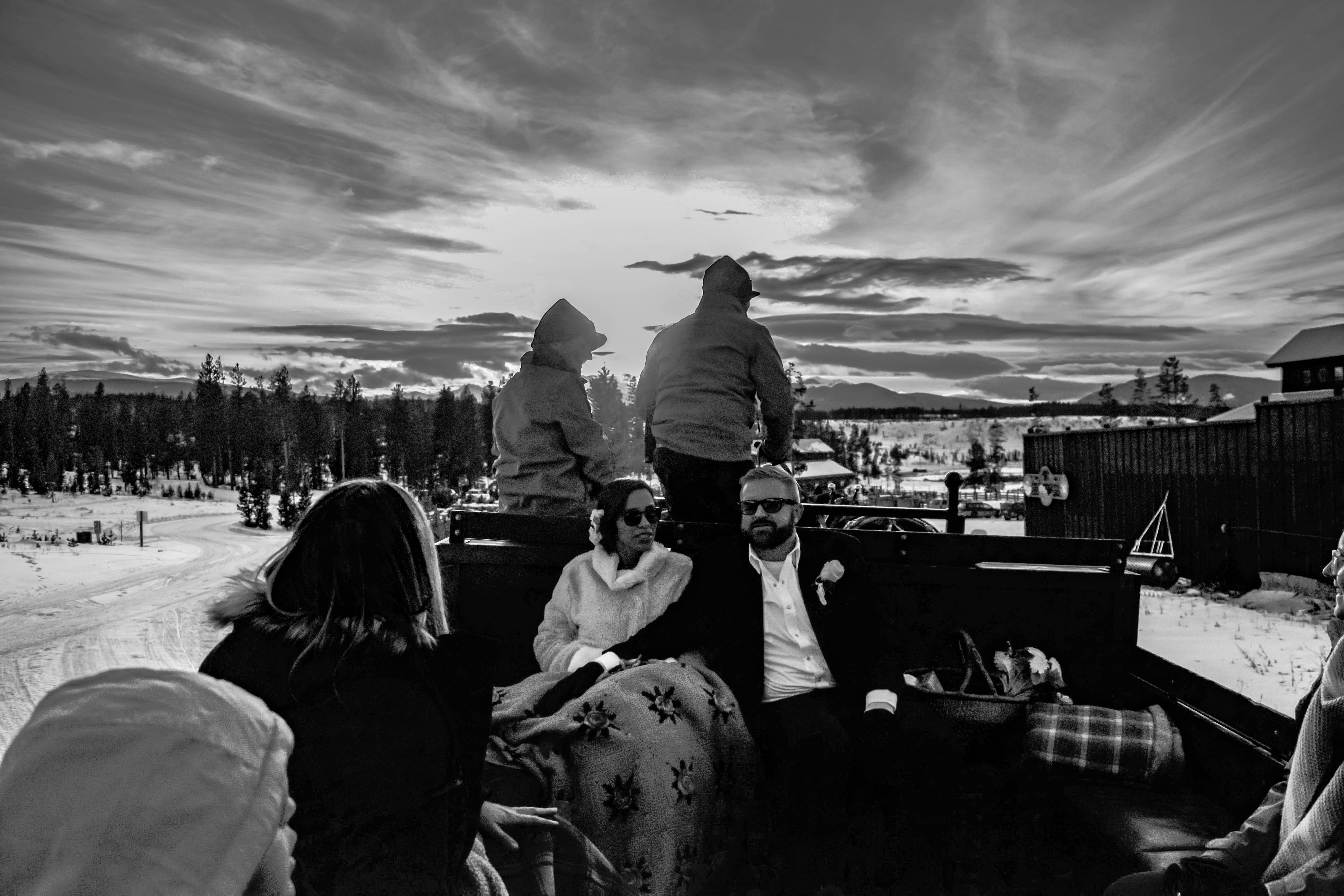 Winter Wedding at Devil's Thumb, CO