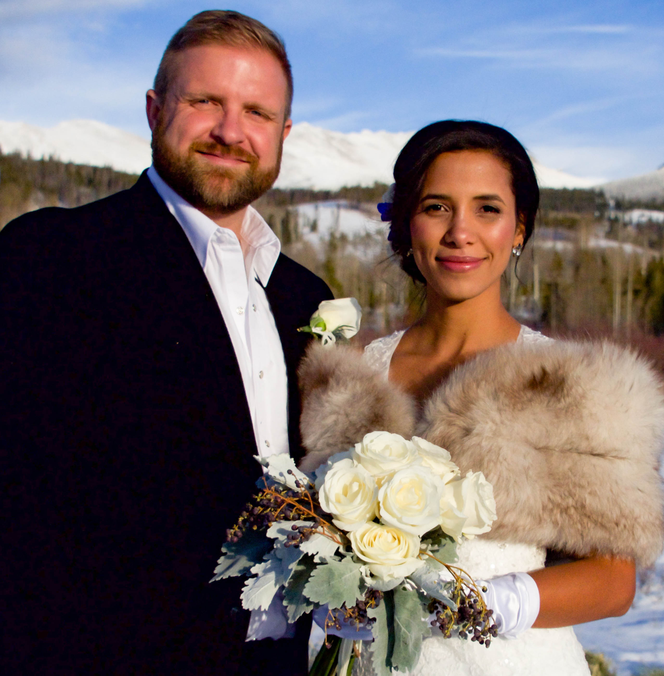Winter Wedding at Devil's Thumb, CO