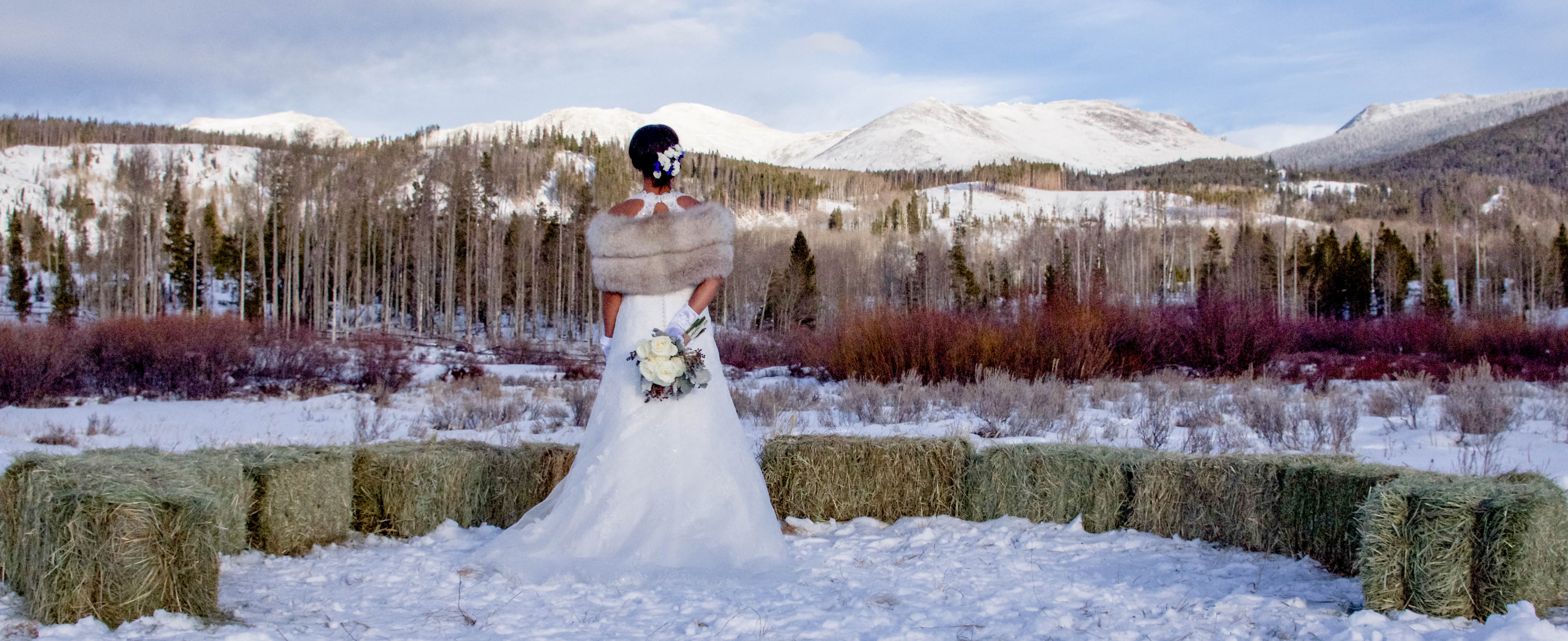 Winter Wedding at Devil's Thumb, CO
