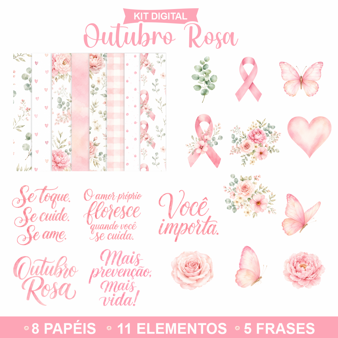 Kit Digital Outubro Rosa 2026