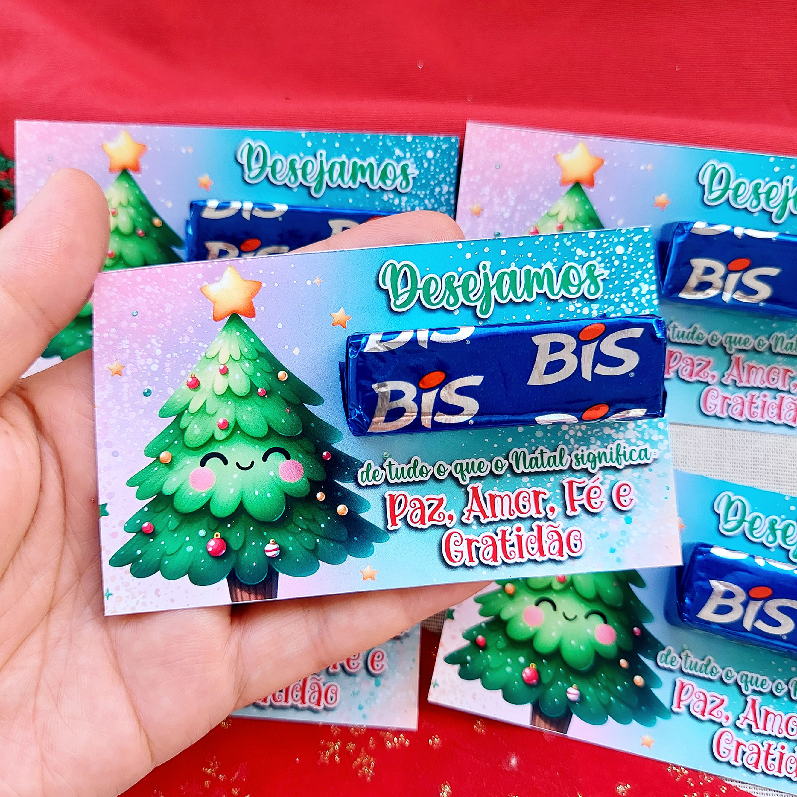 PDF Cartão Desejamos Bis - Natal