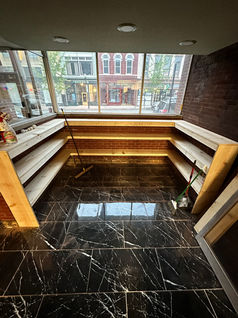 Shelving, Appliance + Tile Installation