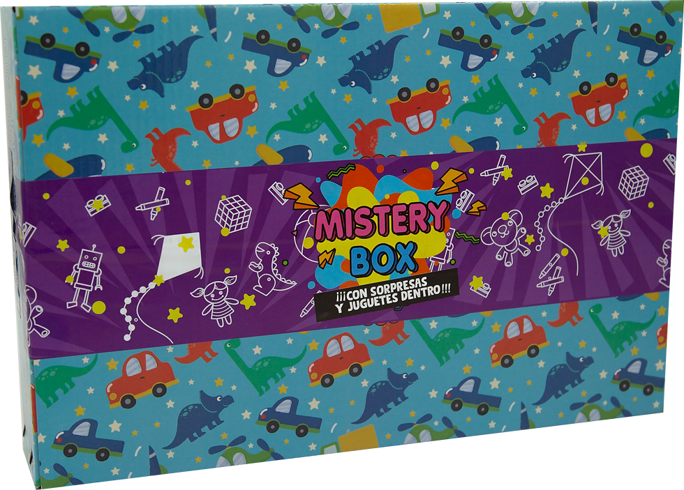 Mistery box para niño (2 juguetes sorpresa)