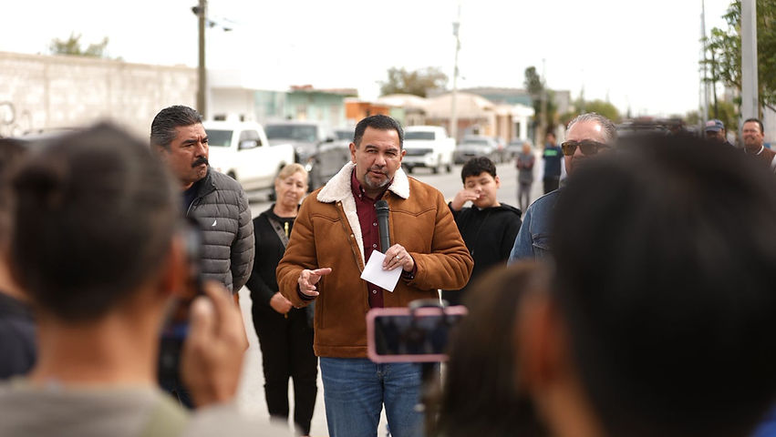 Tras 40 años de espera inauguran pavimentación en Nuevo Hipódromo en Cd. Juárez