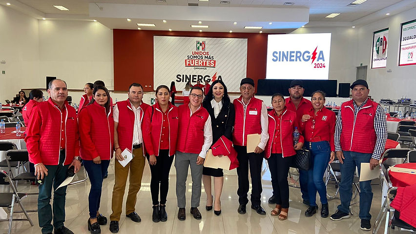 Lideres priistas de Guadalupe y Calvo participan en “Sinergia 2024”