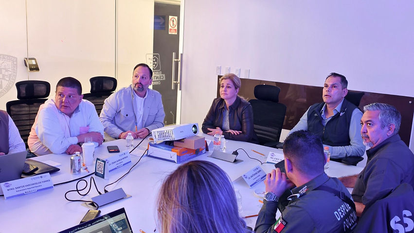 Gobierno del Estado coordina operativo de seguridad durante marcha del 8M en Chihuahua