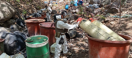 Ejército desmantela tres centros de producción de droga sintética en la sierra entre Chihuahua y Sinaloa