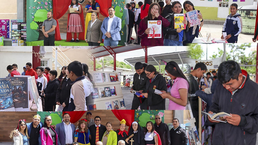 Realizan Feria del Libro y el Idioma en la Escuela Secundaria Pablo Ochoa de Guadalupe y Calvo